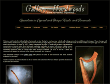 Tablet Screenshot of galleryhardwoods.com
